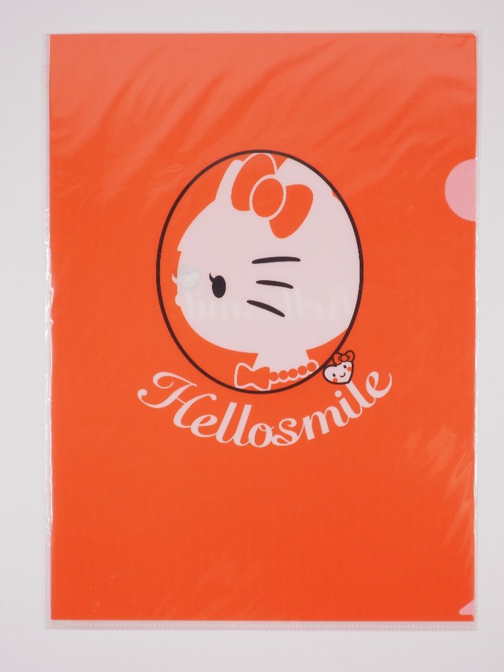 Sanrio Japan Hello Kitty vintage Clearfile Clear File 2010 Hello Smile